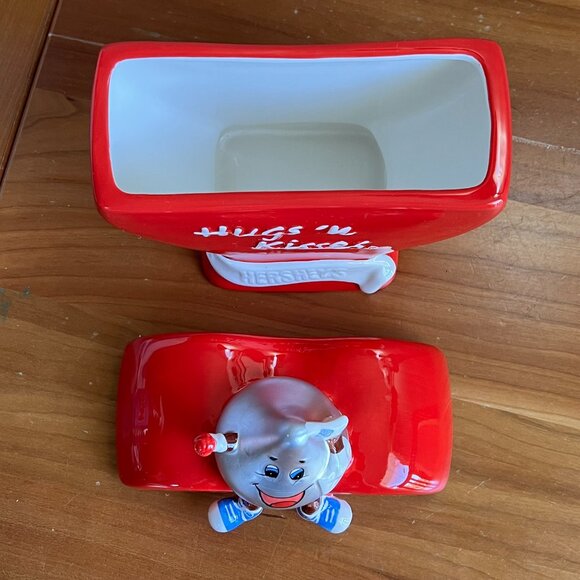 Hershey's Chocolate Kisses Candy Jar, Heart Candy Jar, Trinket Box, Valentines - Picture 5 of 7